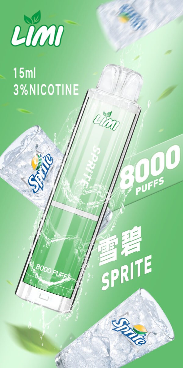 【LIMI】發光抛棄式電子煙 8000口辣妹發光棒 | 現貨供應